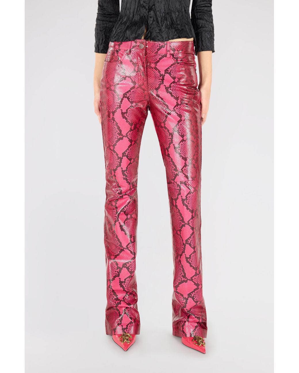 Wide Trousers Roberto Cavalli en coloris Pink