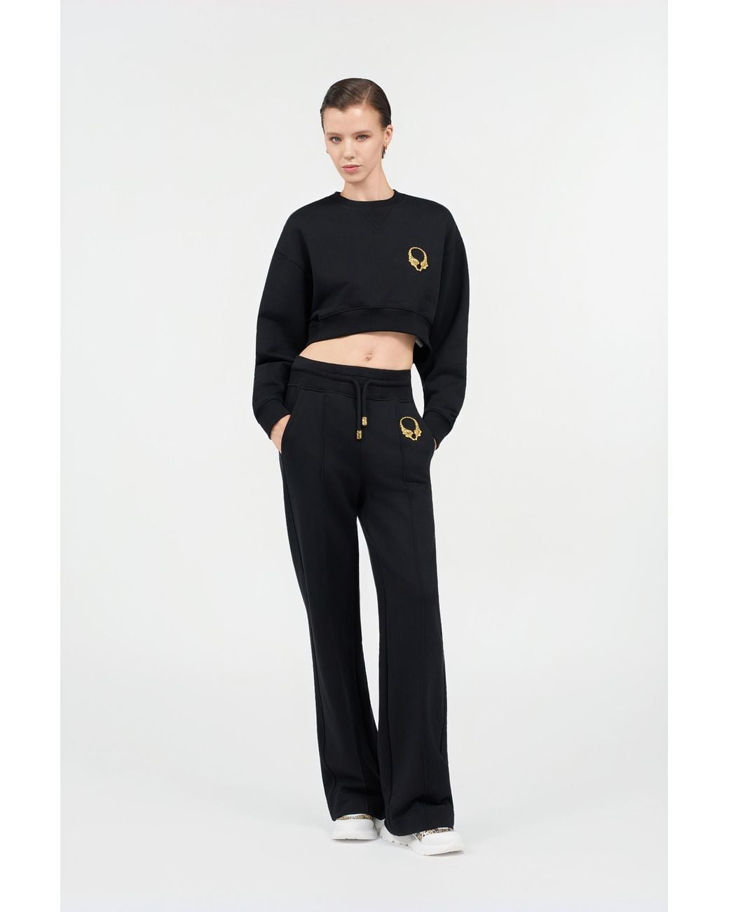 Roberto Cavalli Black Roar Trousers