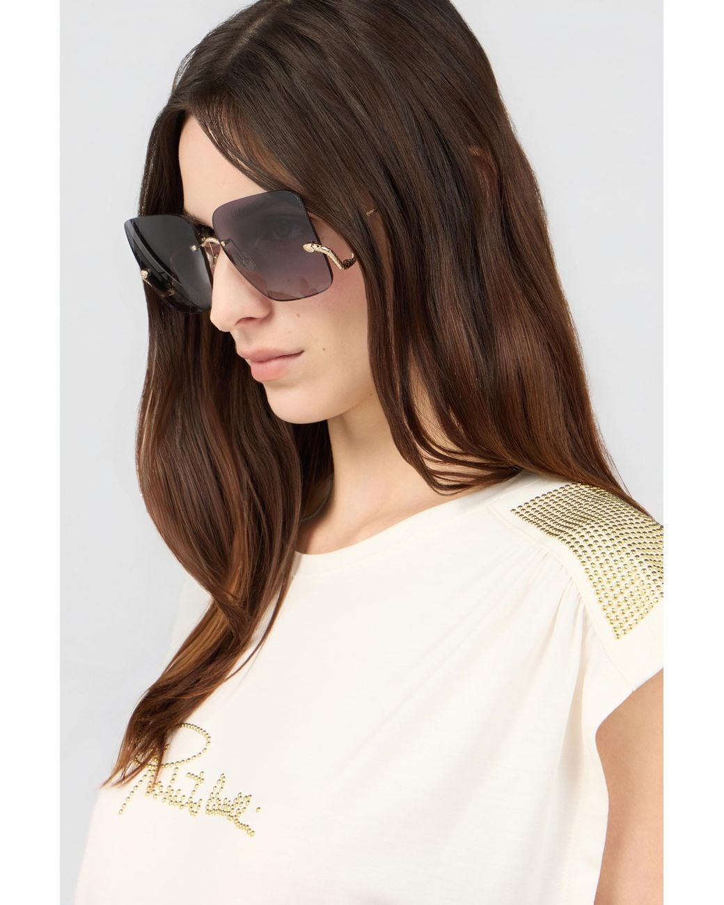 Roberto Cavalli Black Sunglasses