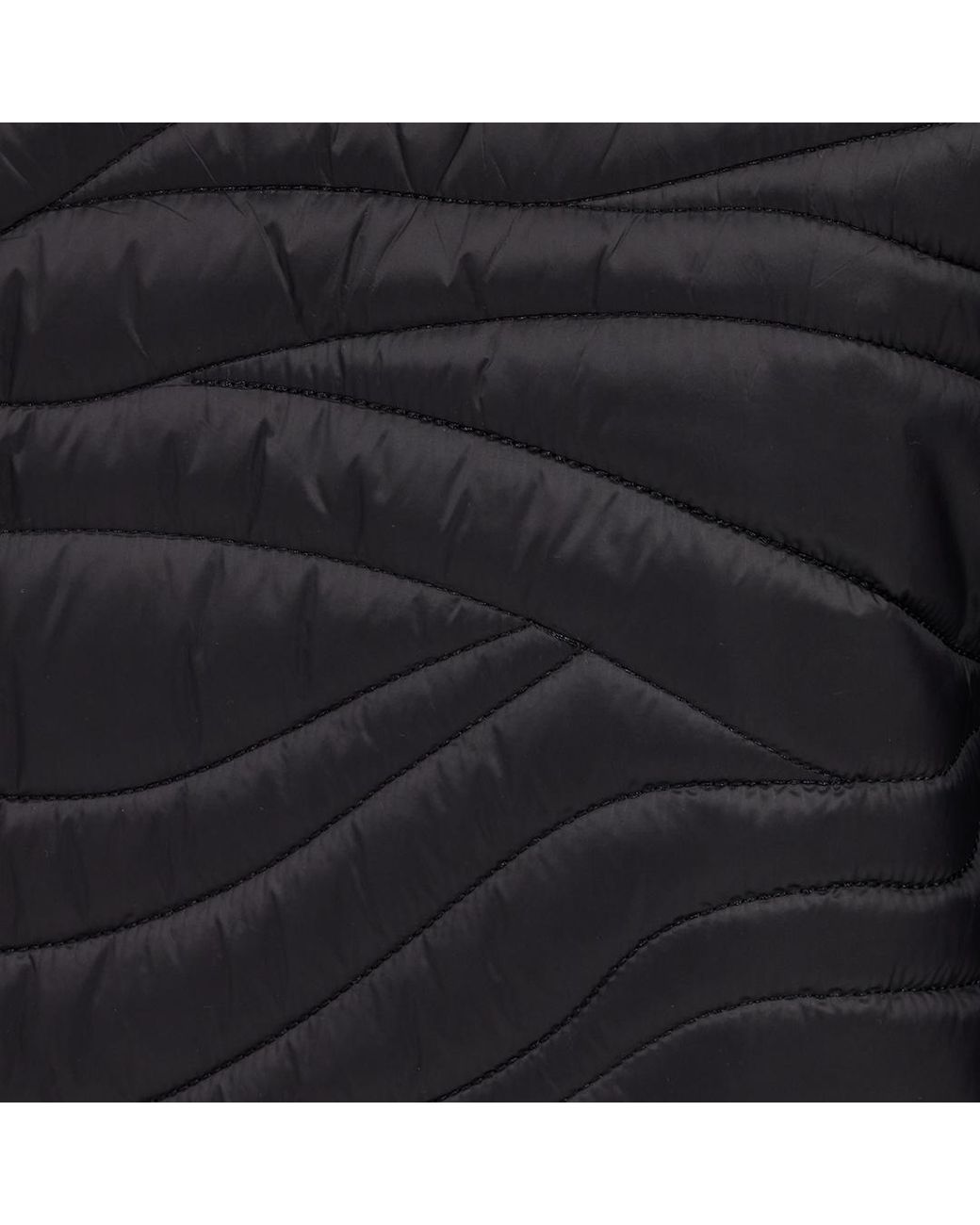 Roberto Cavalli Black Zip Jacket With Quilted Zebra