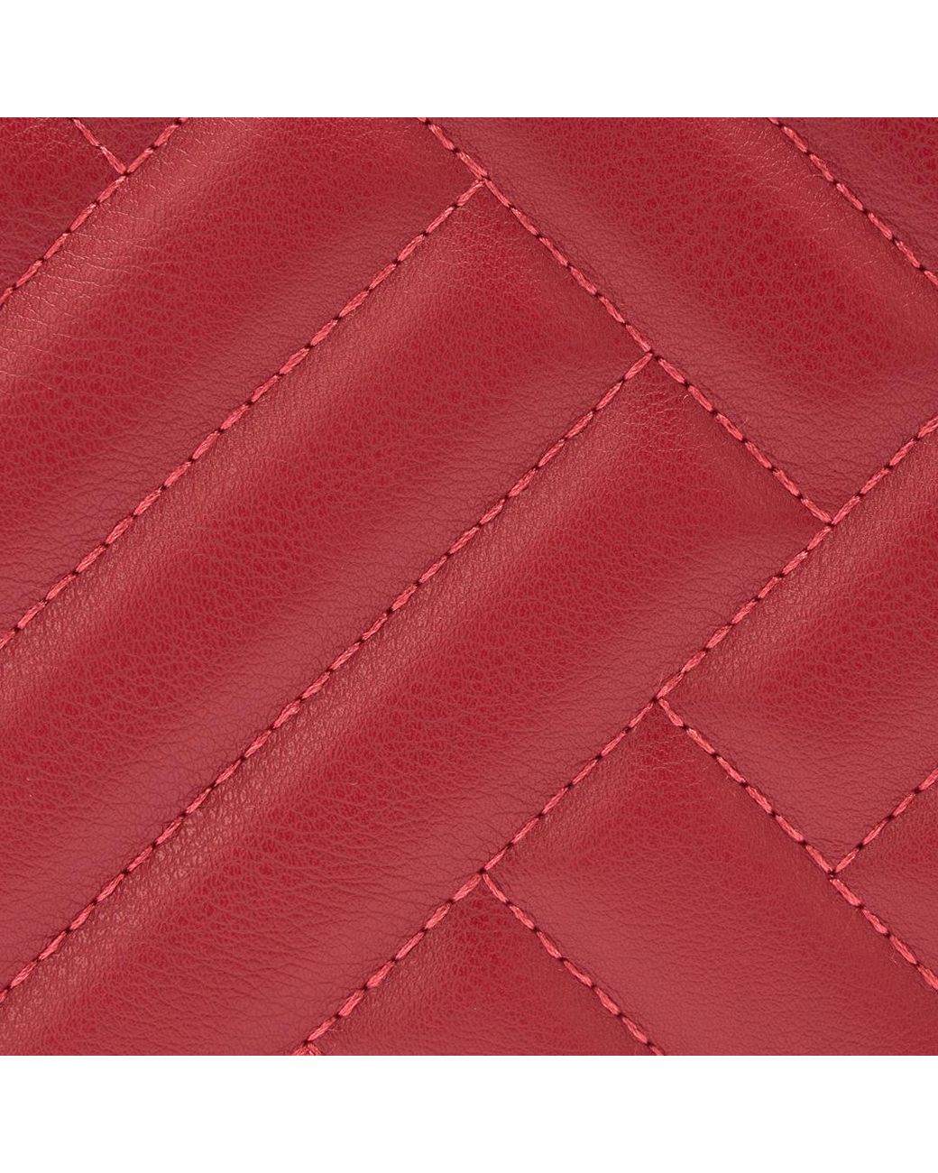 Roberto Cavalli Red Bag With Cavalli Class Chain Shoulder Strap