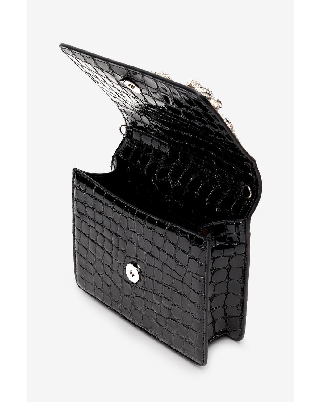 Roberto Cavalli Black Medium Roar Bag