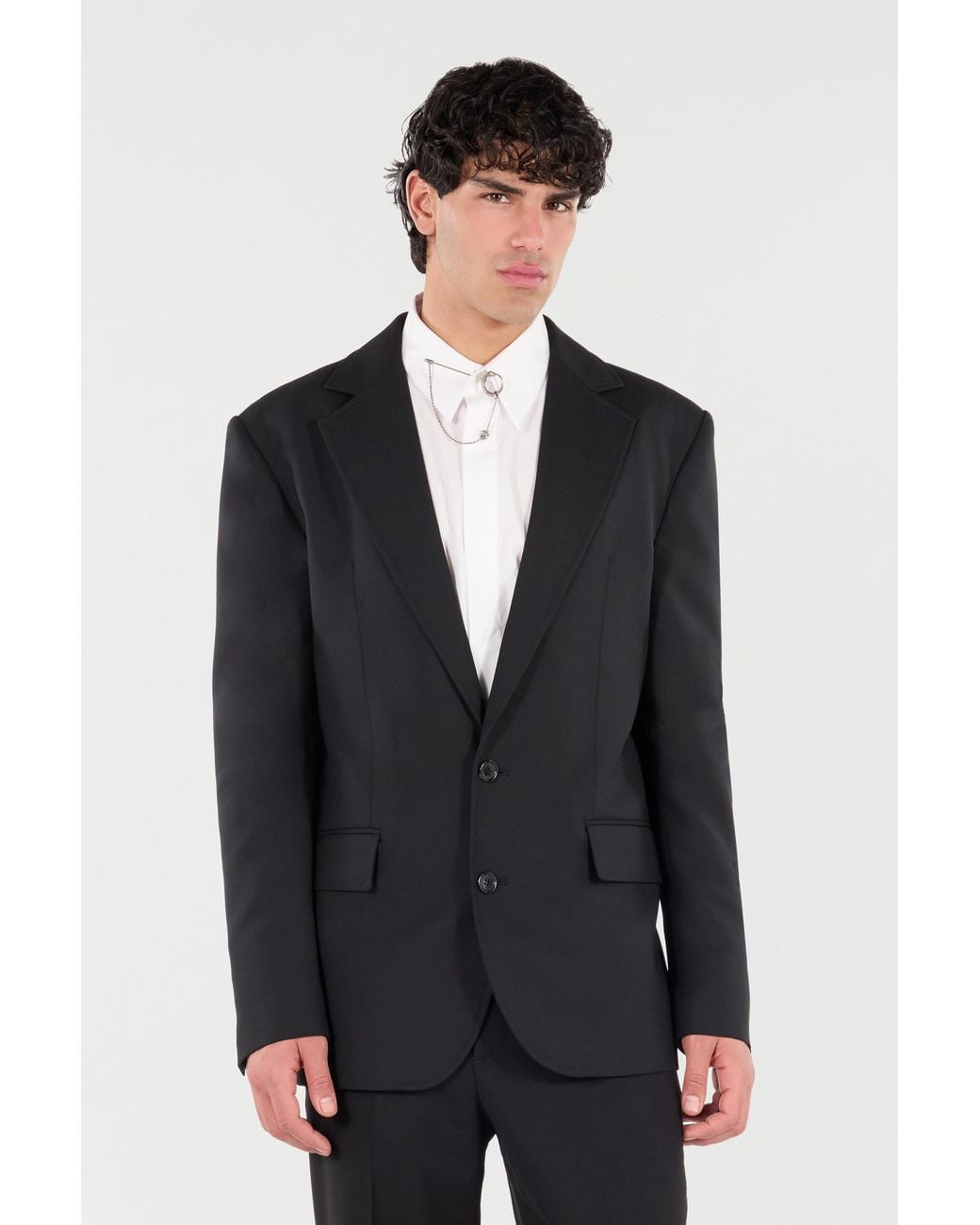 Roberto Cavalli Jacke Aus Schurwolle in Black für Herren
