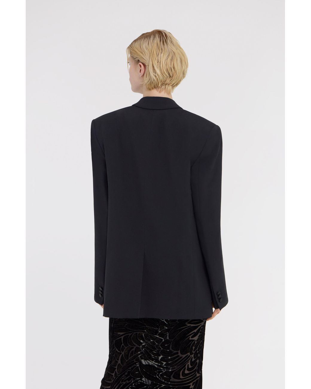 Roberto Cavalli Black Single-Breasted Jacket