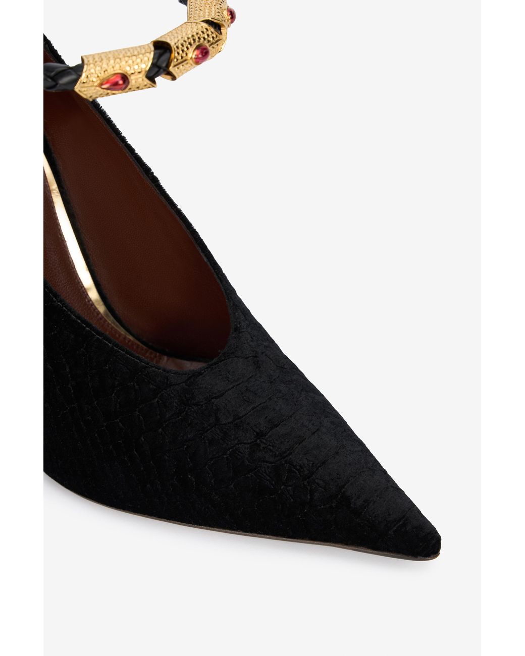 Roberto Cavalli Black Pumps With Strap