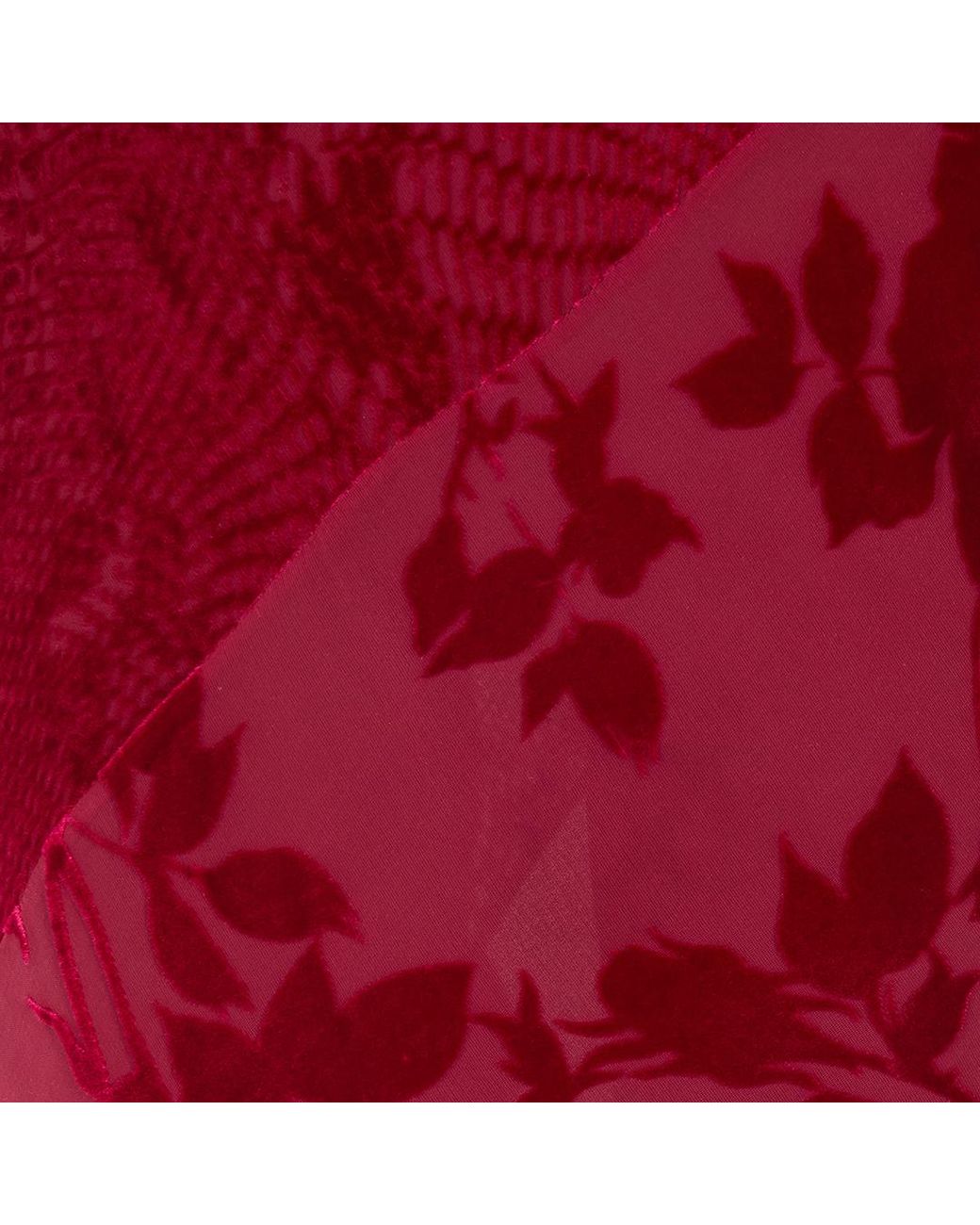 Roberto Cavalli Red Rose And Python Pattern Long Skirt