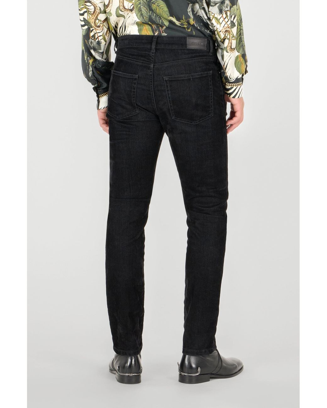Roberto Cavalli Black Straight-Fit Jeans for men