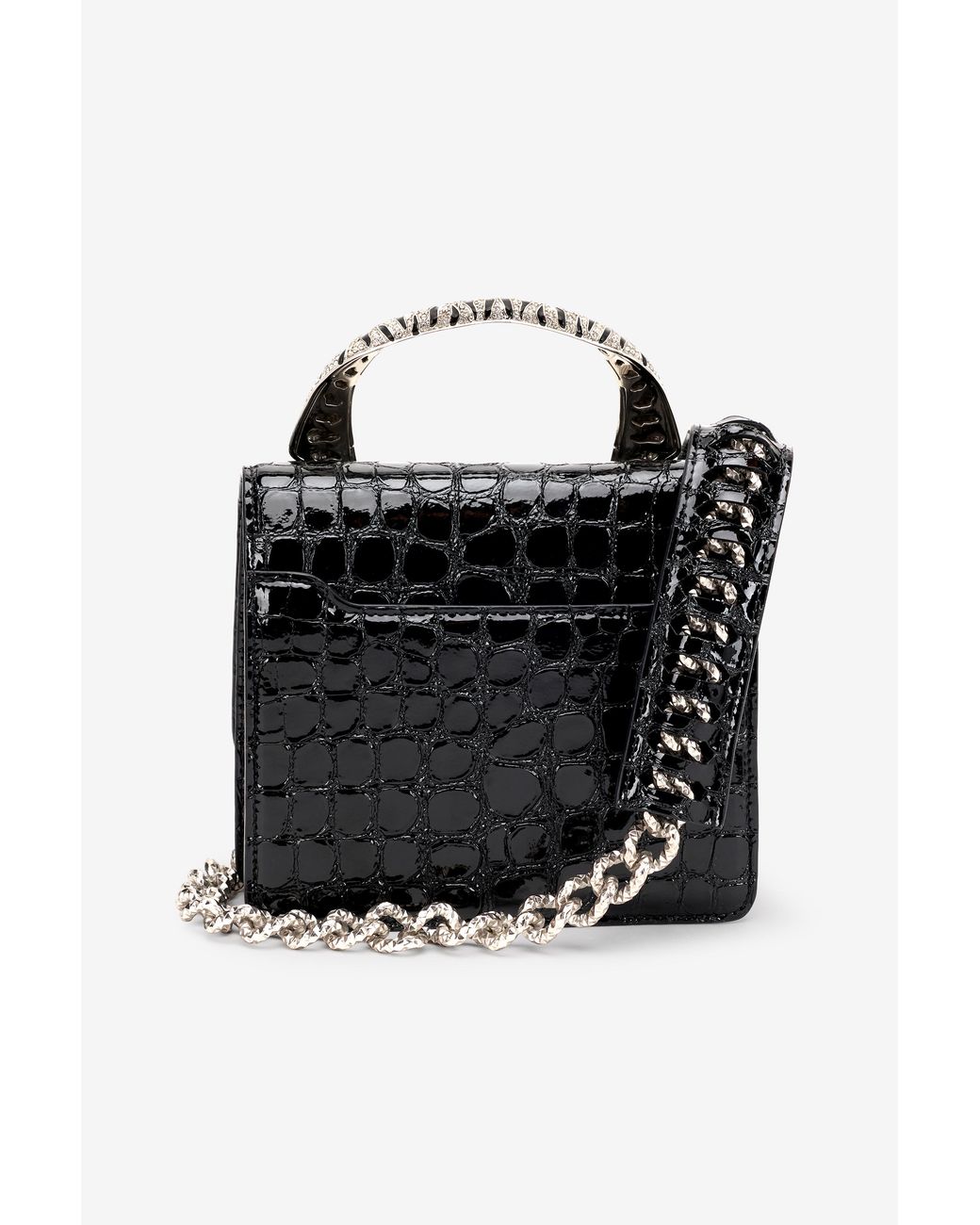 Roberto Cavalli Black Medium Roar Bag