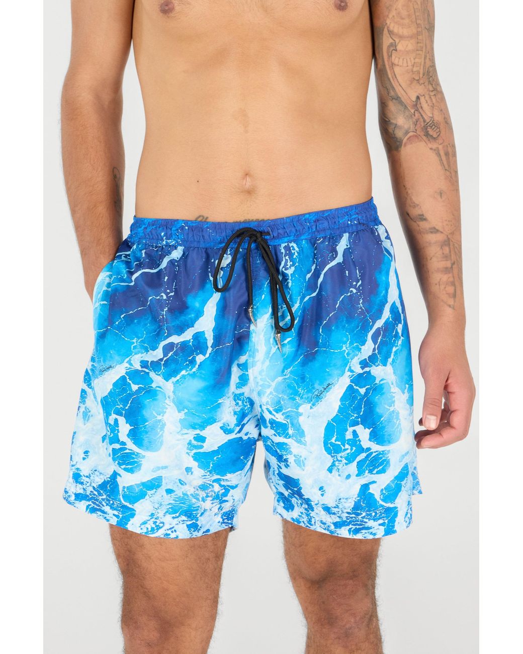 Roberto Cavalli Blue Swimsuit for men