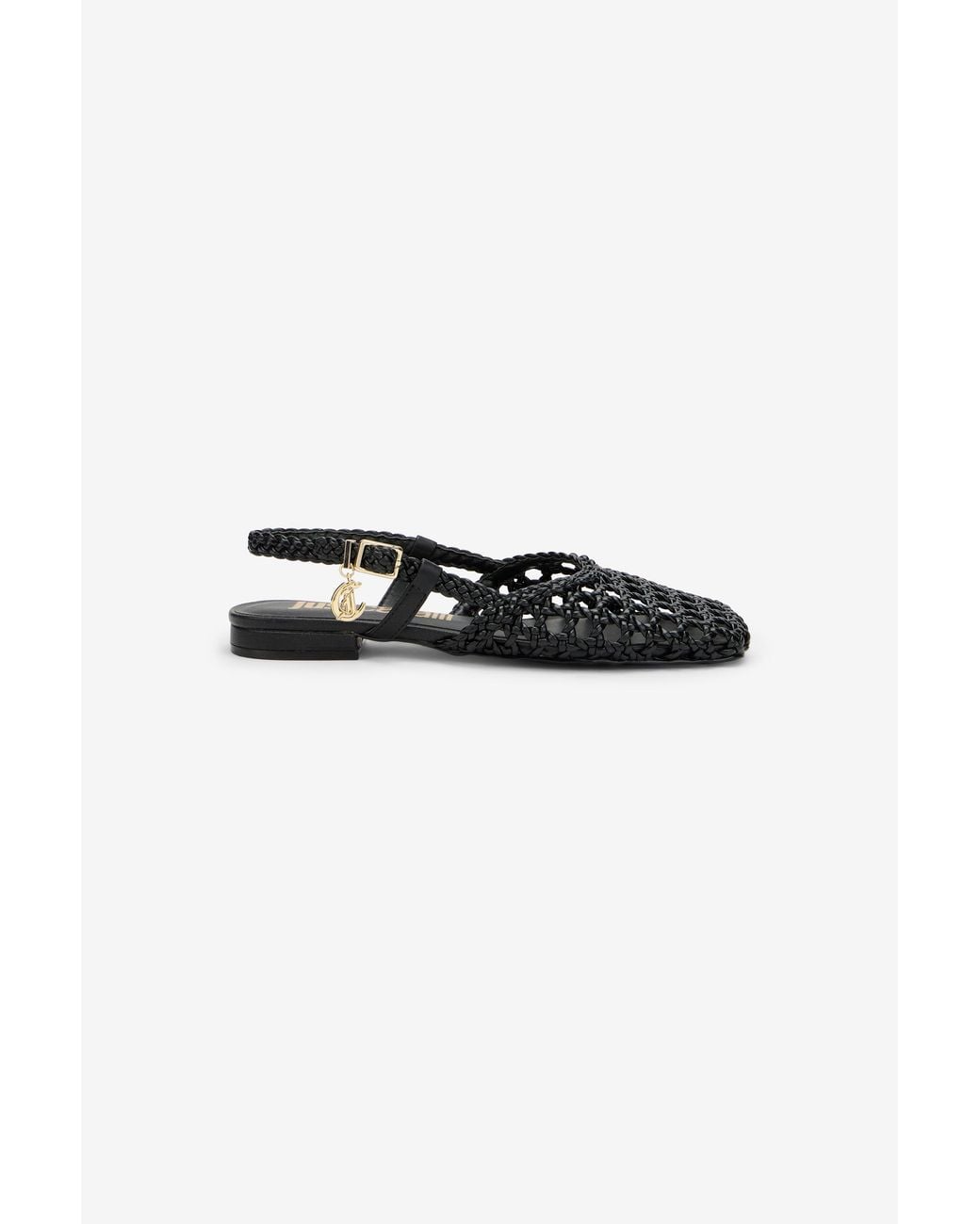 Roberto Cavalli Black Slingback