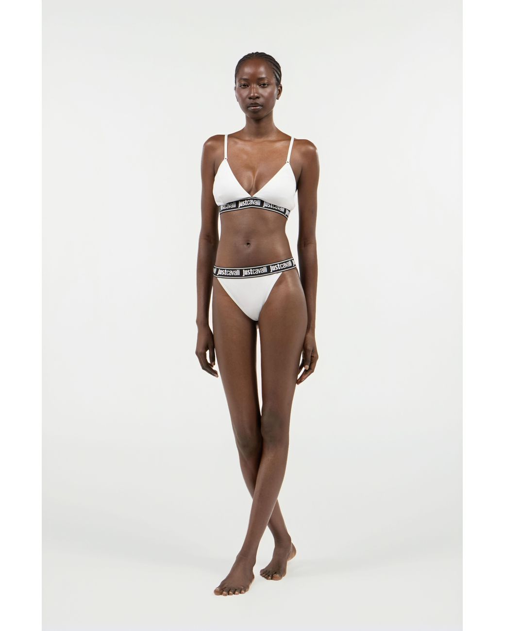 Roberto Cavalli Multicolor Two-Pack Cotton Panties With Logo Waistband
