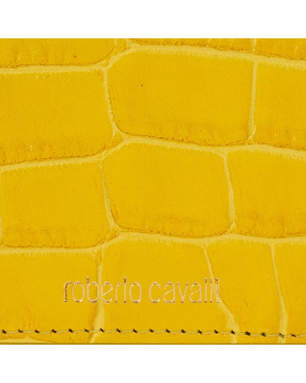Roberto Cavalli Yellow Small Roar Bag