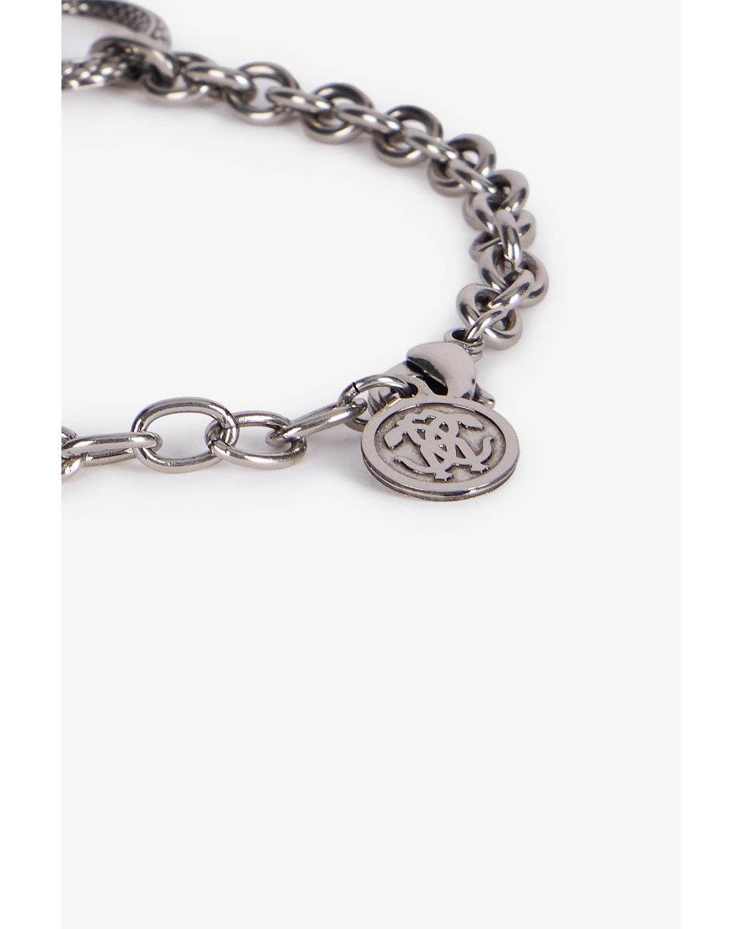 Roberto Cavalli Blue Bracelet With Snake Charm for men