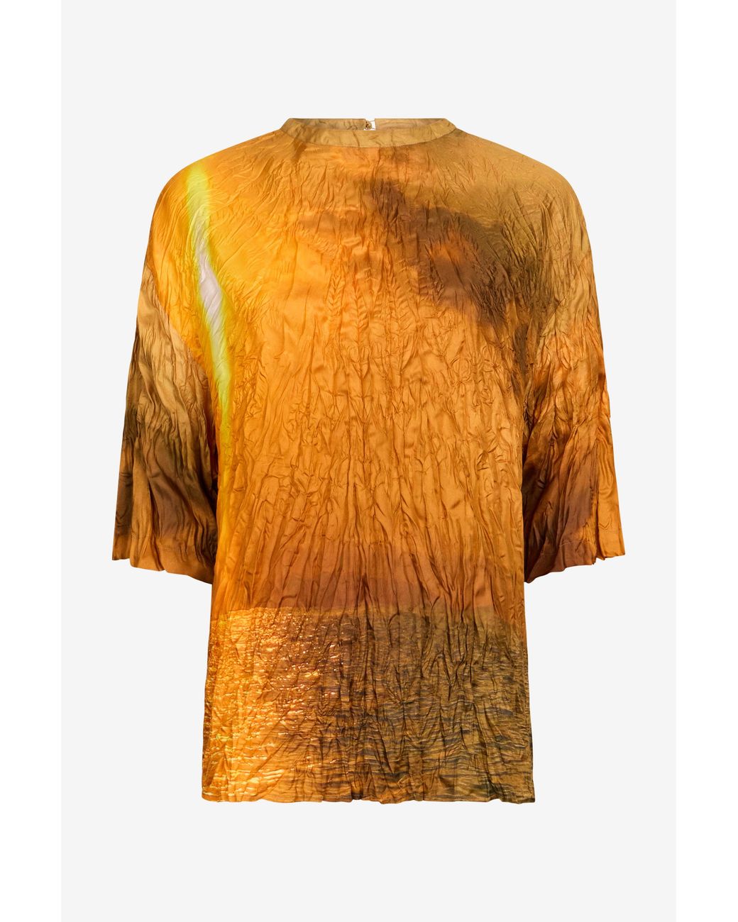 Roberto Cavalli Orange Sunset Print T-Shirt