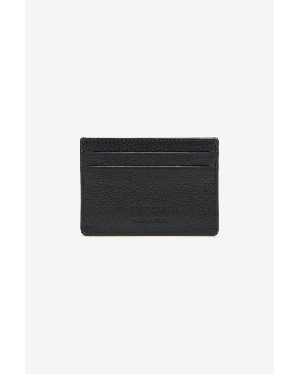 Roberto Cavalli Black Flat Card Holder With Studs for men