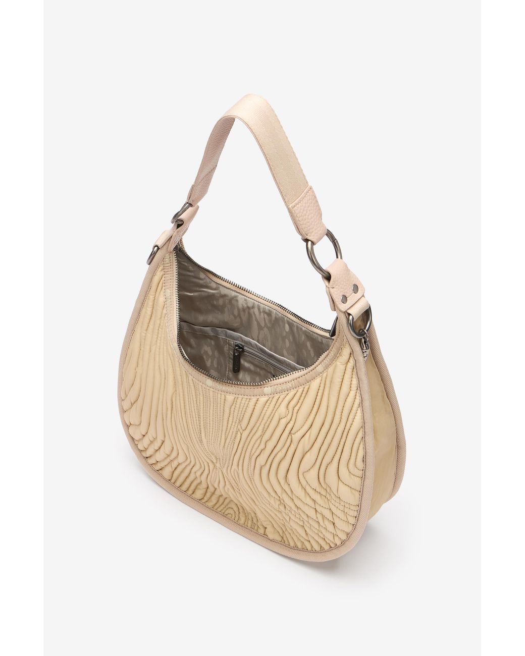 Roberto Cavalli White Medium Matelassé Bologna Bag