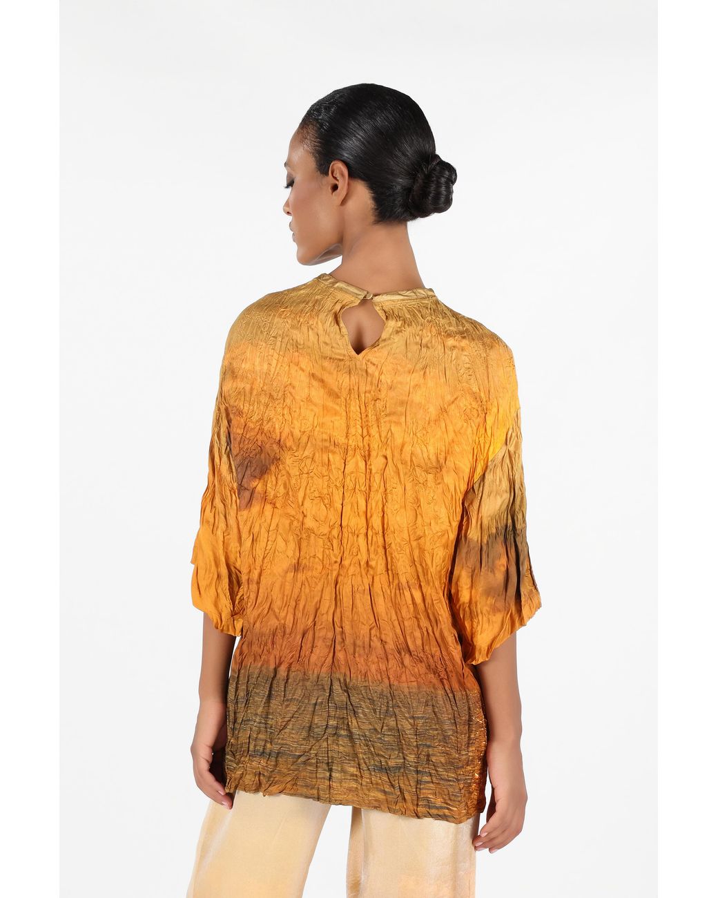Roberto Cavalli Orange Sunset Print T-Shirt