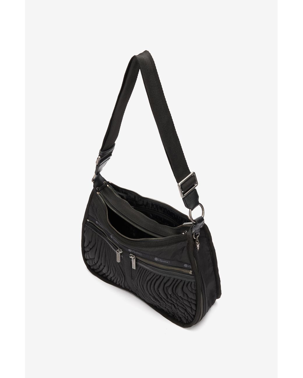 Roberto Cavalli Black Torino Matelasse Bag
