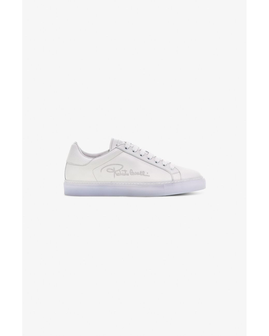 Roberto Cavalli White Rc Logo Sneakers for men