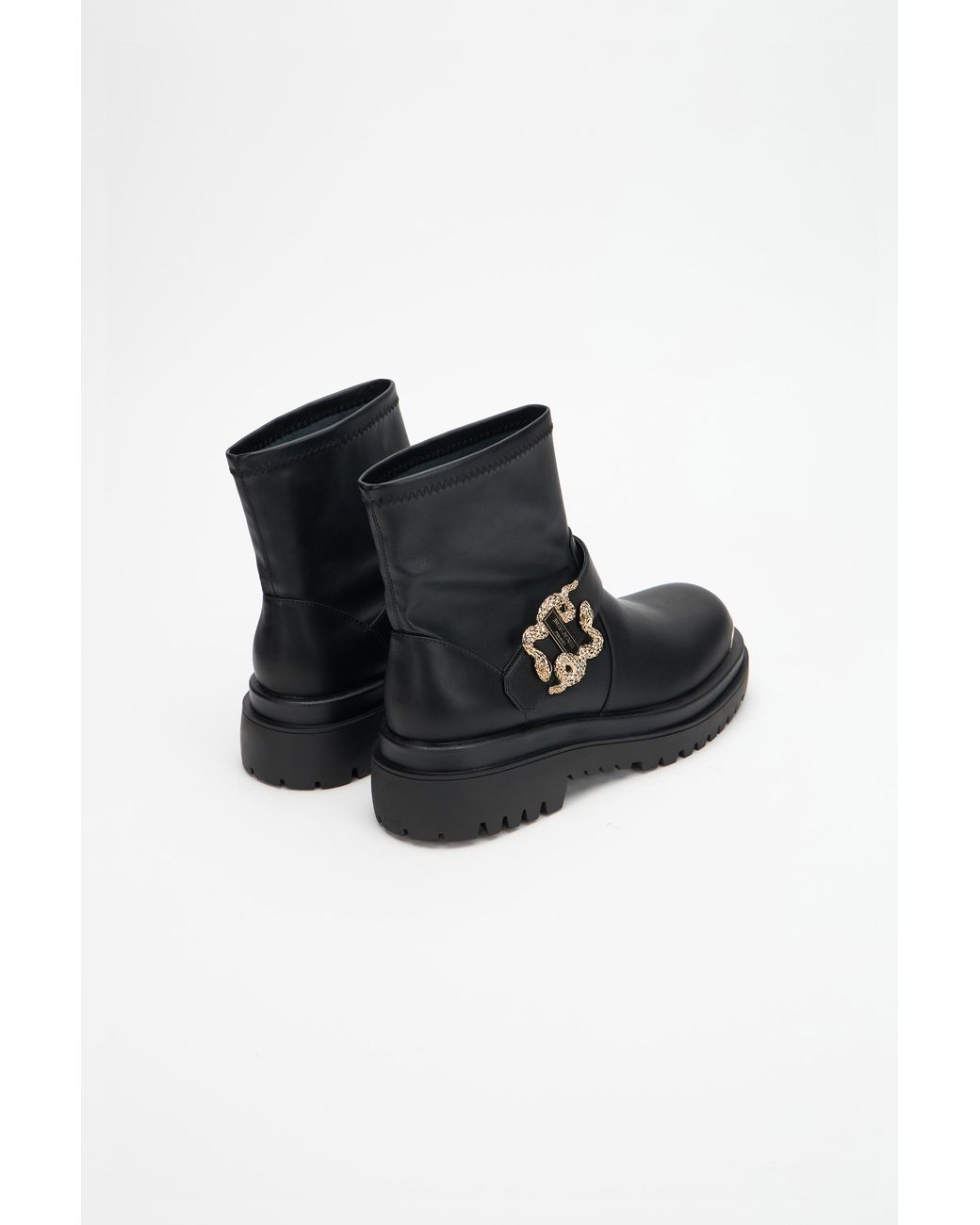 Bottines Noires Roberto Cavalli en coloris Black
