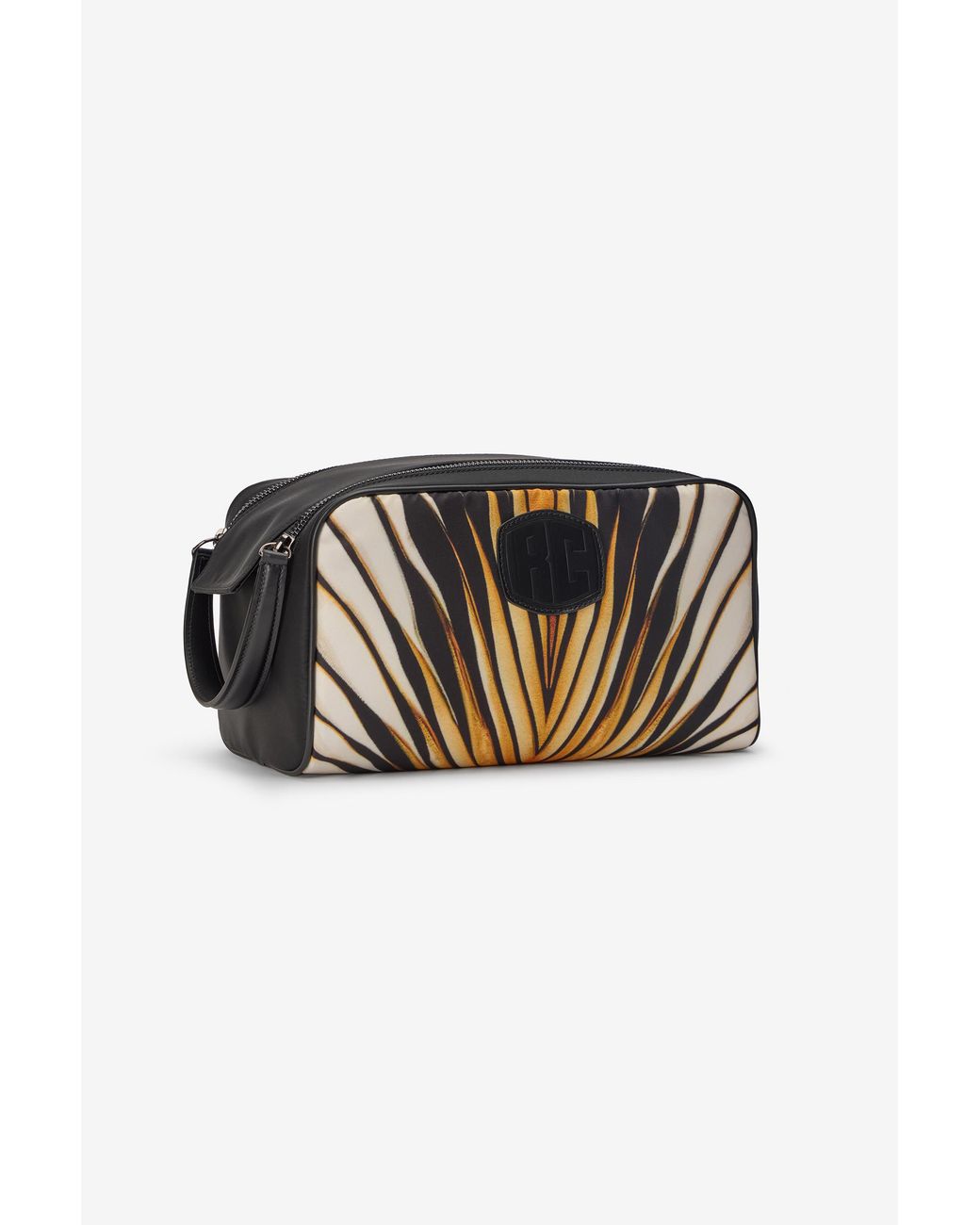 Roberto Cavalli Multicolor Pouch With Ray Of Print for men