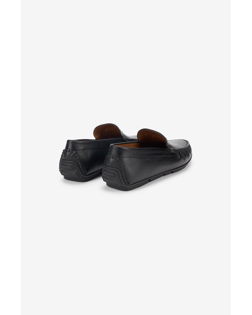 Roberto Cavalli Black Loafers With Rc Monogram for men
