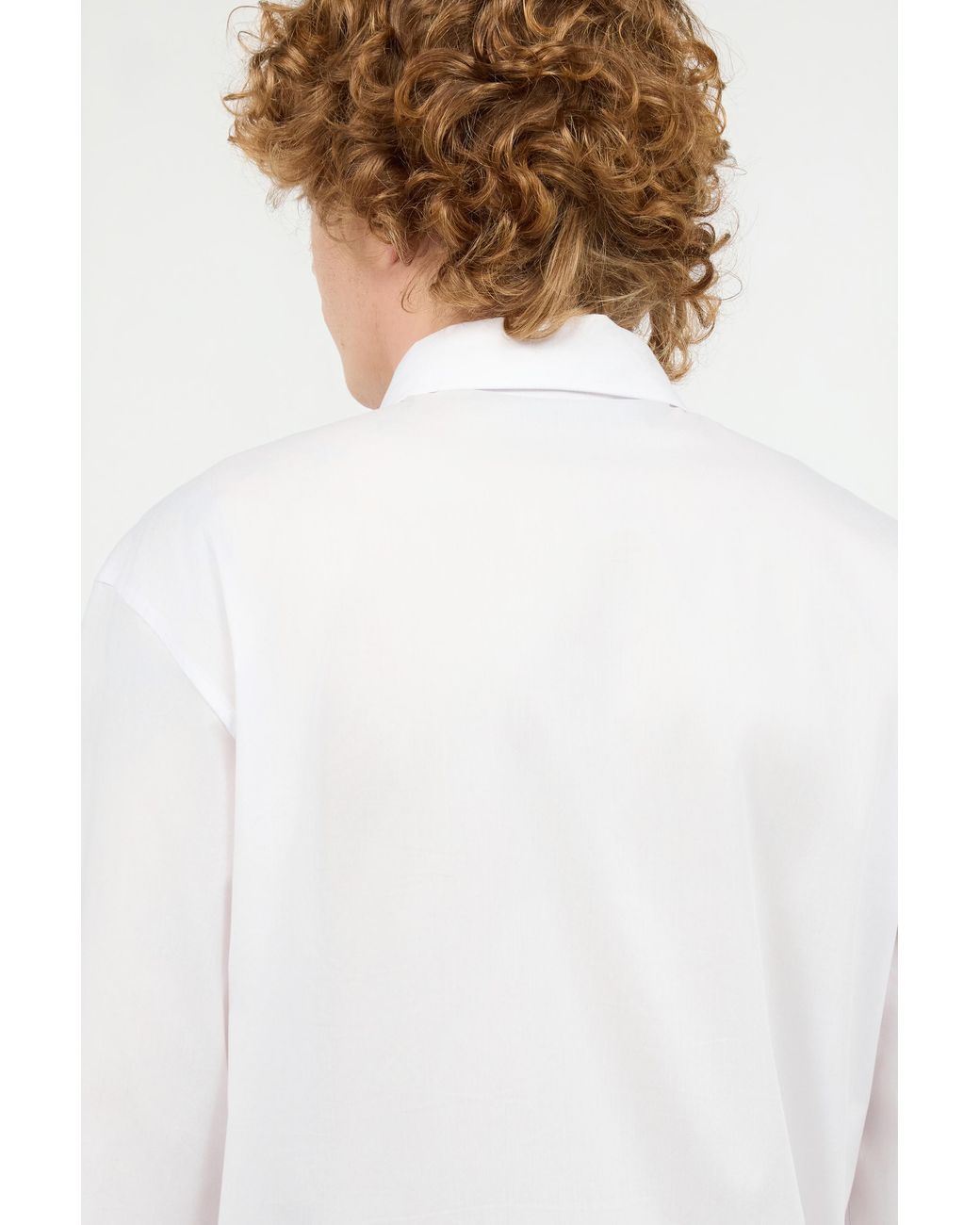 Roberto Cavalli White Solid-Color Shirt for men