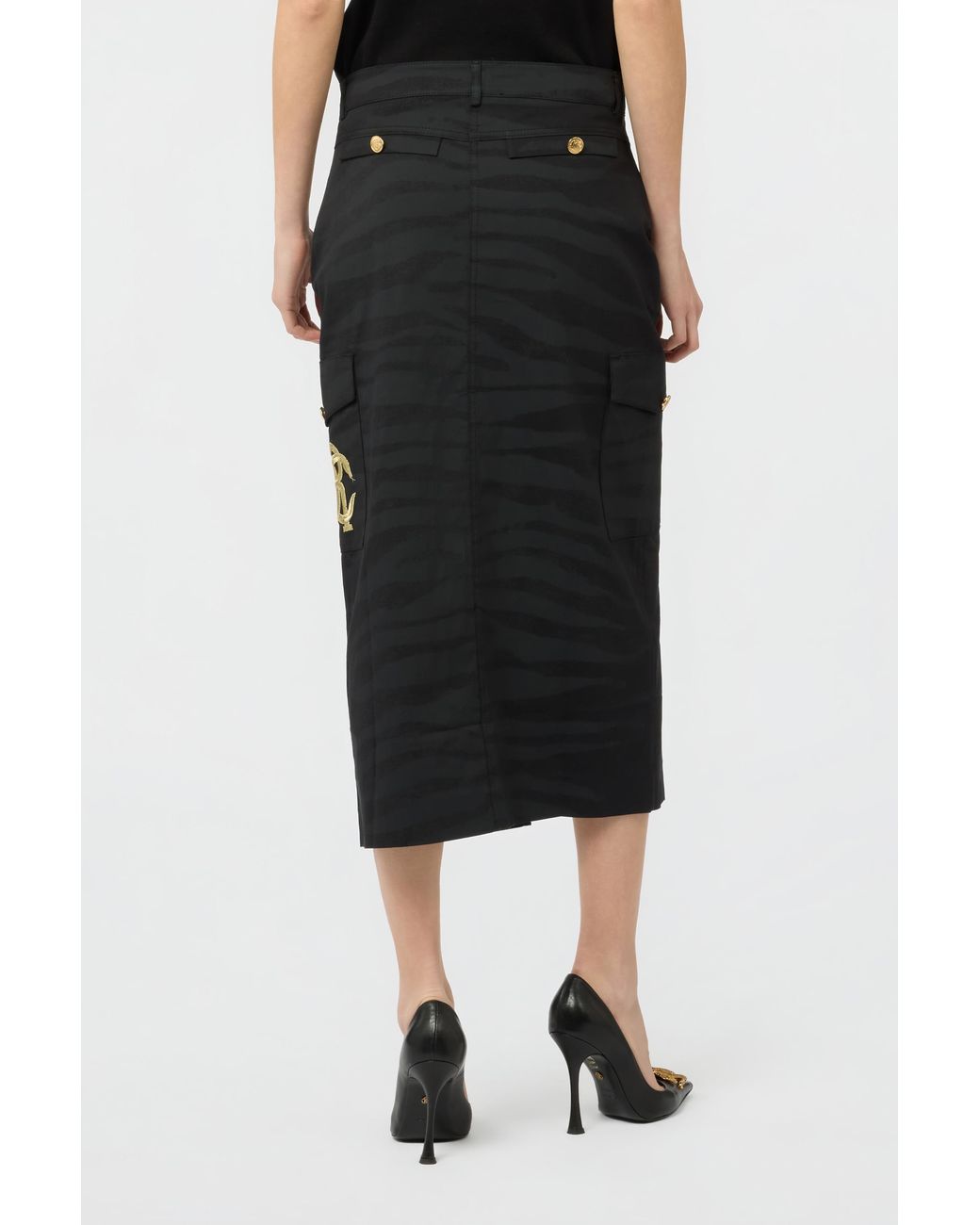 Roberto Cavalli Black Skirt