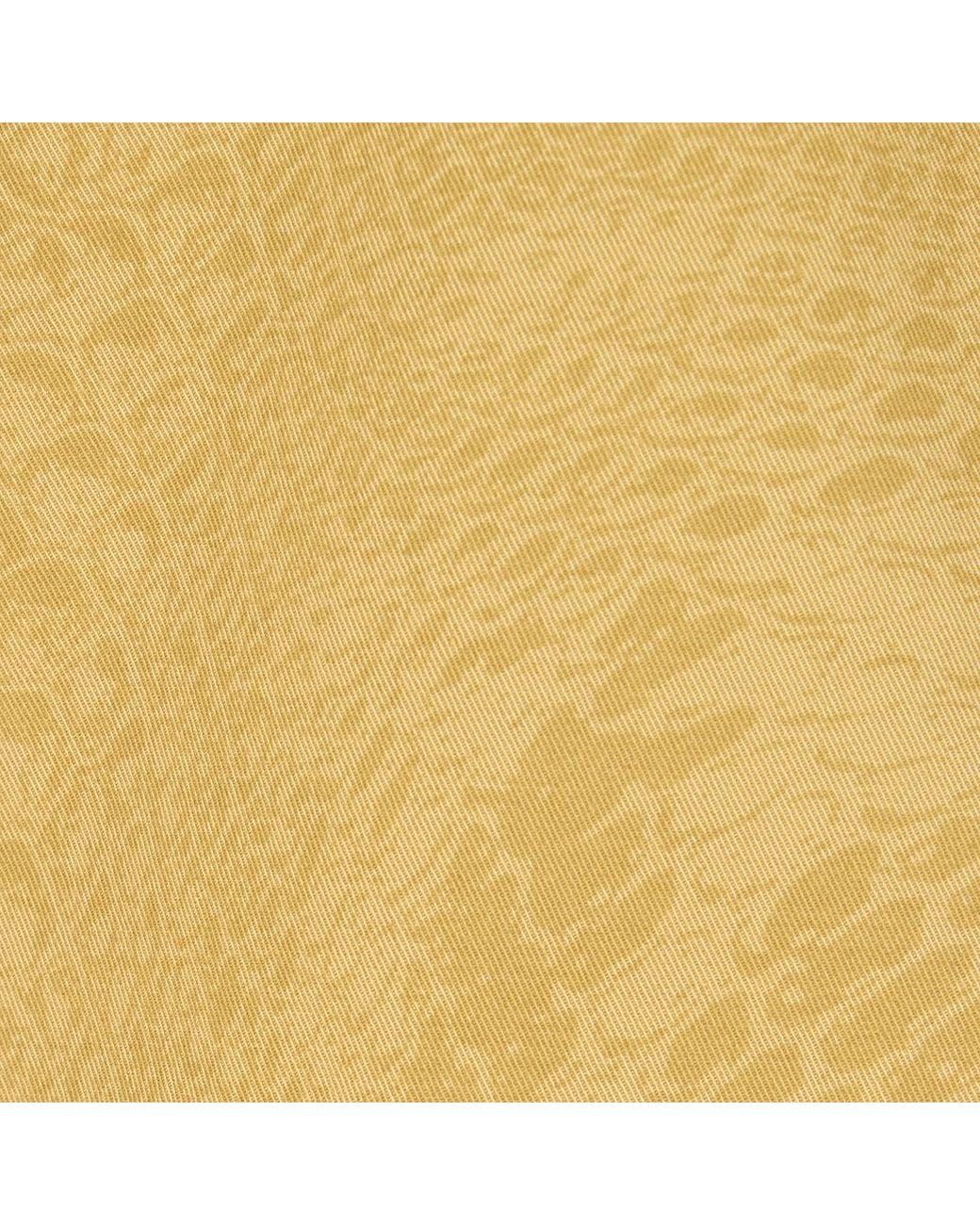 Roberto Cavalli Yellow Double-Breasted Jacket With Python Pattern