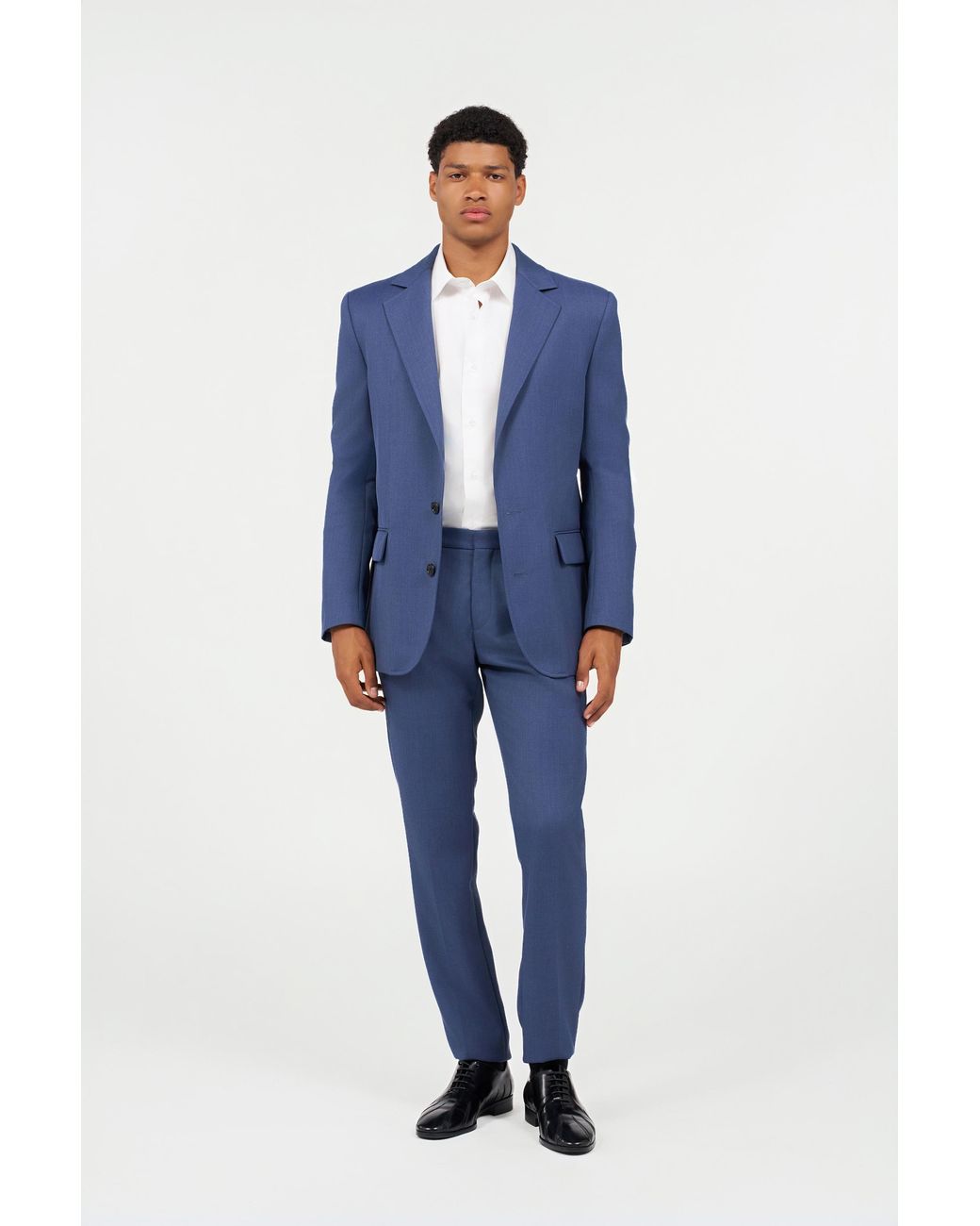 Roberto Cavalli Blue Mid-Rise Pants for men