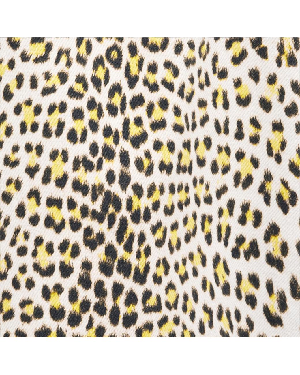Roberto Cavalli White Pop Jaguar Animal-Print Jacket