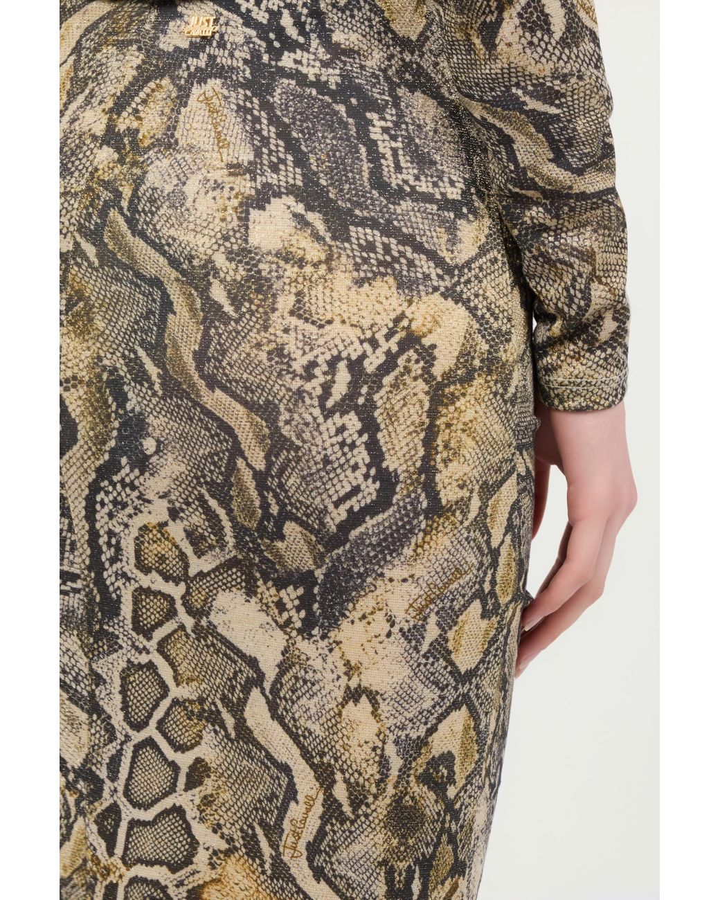 Falda Con Estampado Python Roberto Cavalli de color Multicolor