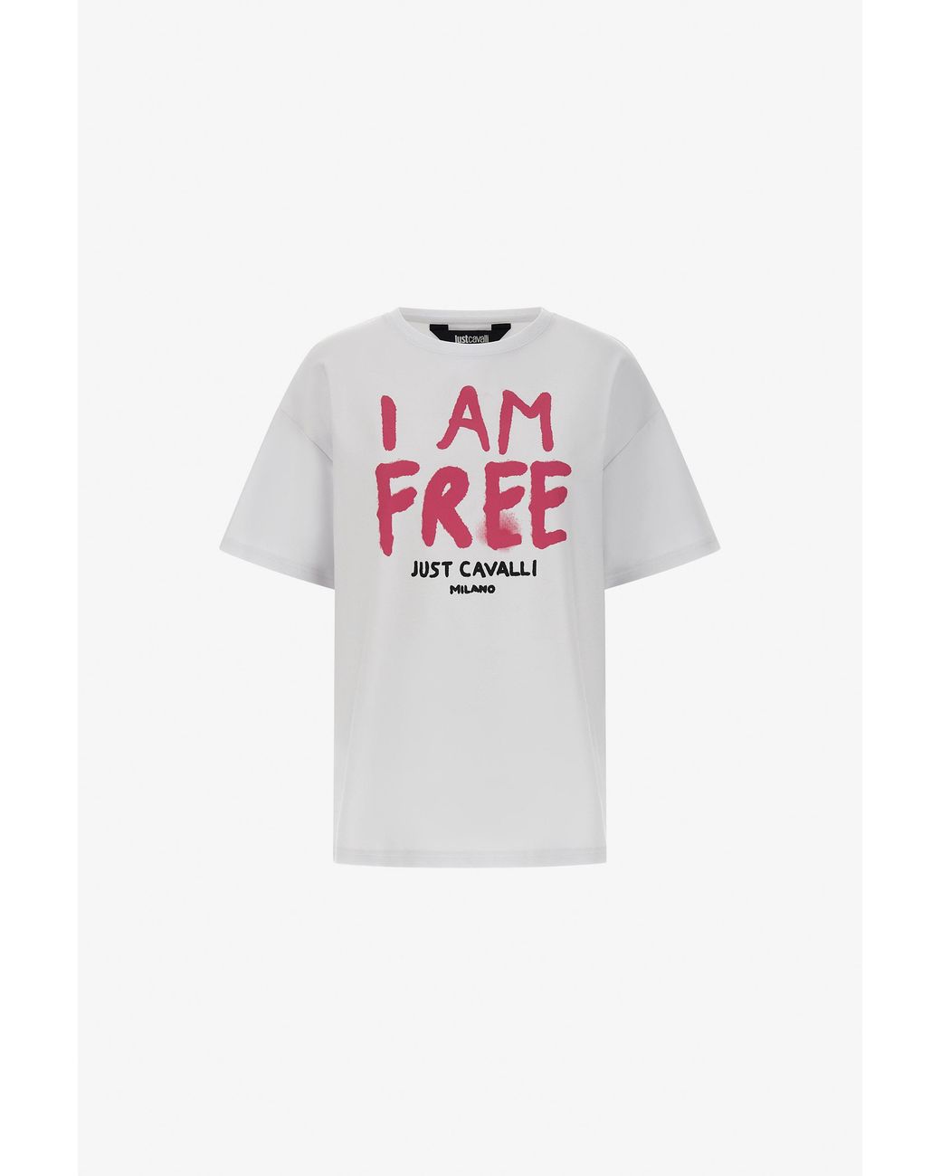 Roberto Cavalli White Just Cavalli T-Shirt