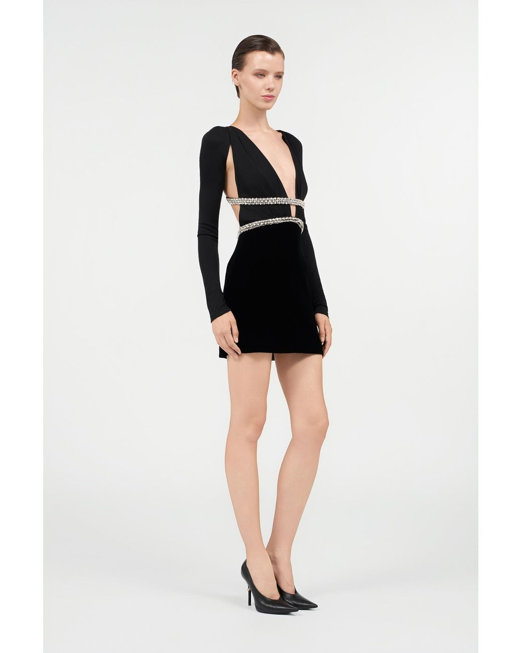 Robe Brodée Roberto Cavalli en coloris Black