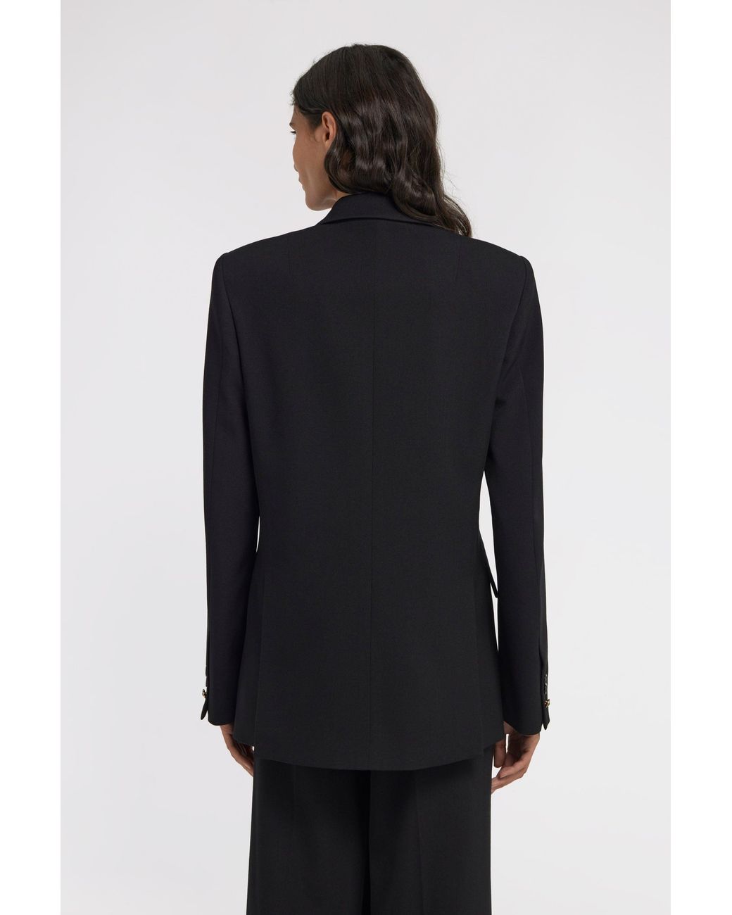 Roberto Cavalli Black Double-Breasted Blazer
