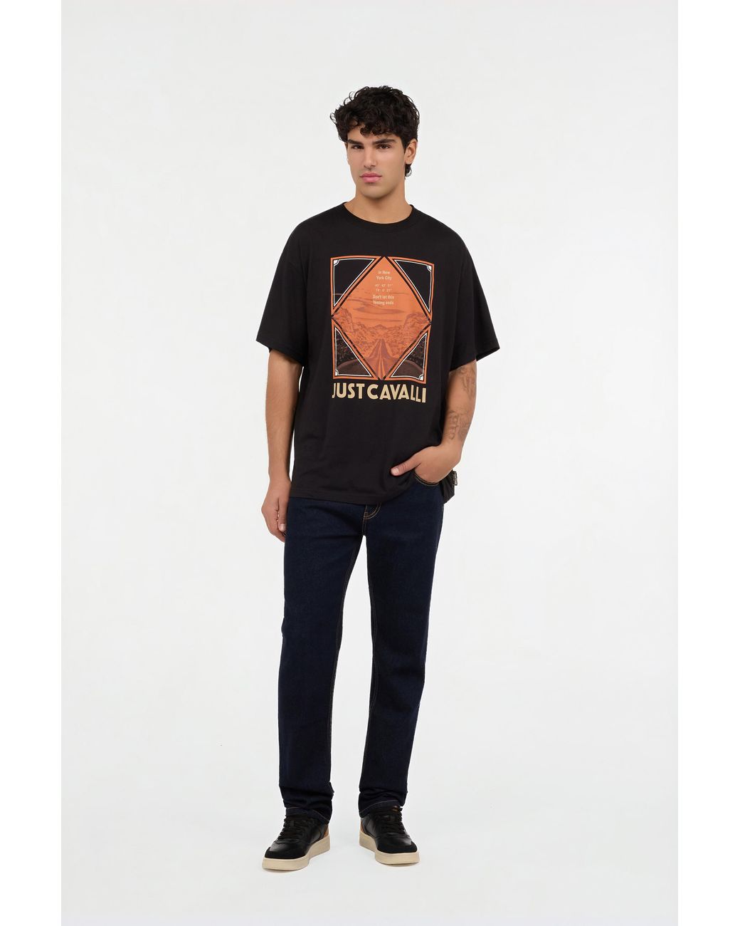 Roberto Cavalli Blue Skinny Fit Jeans for men