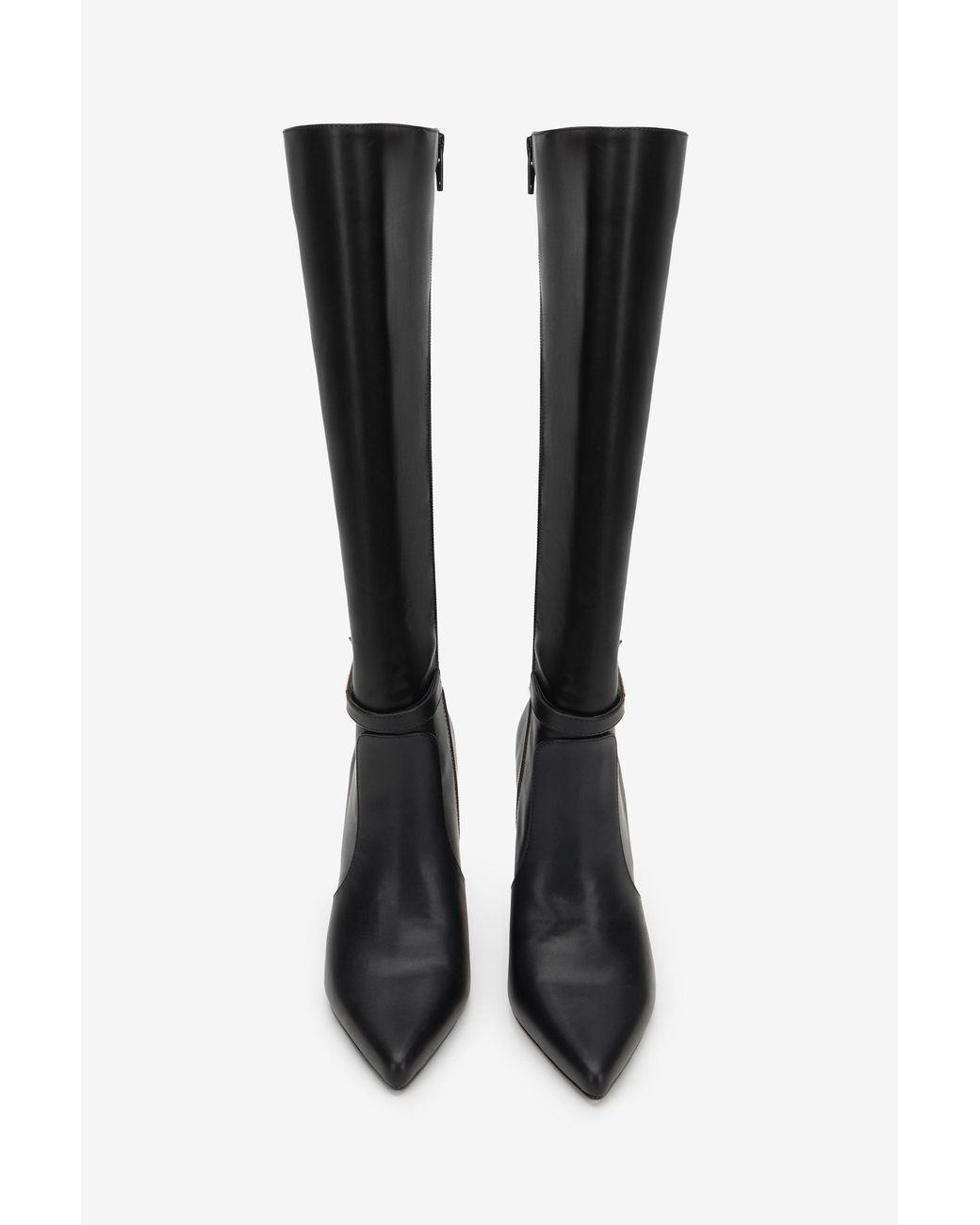 Roberto Cavalli Black Boots With Logo Detail
