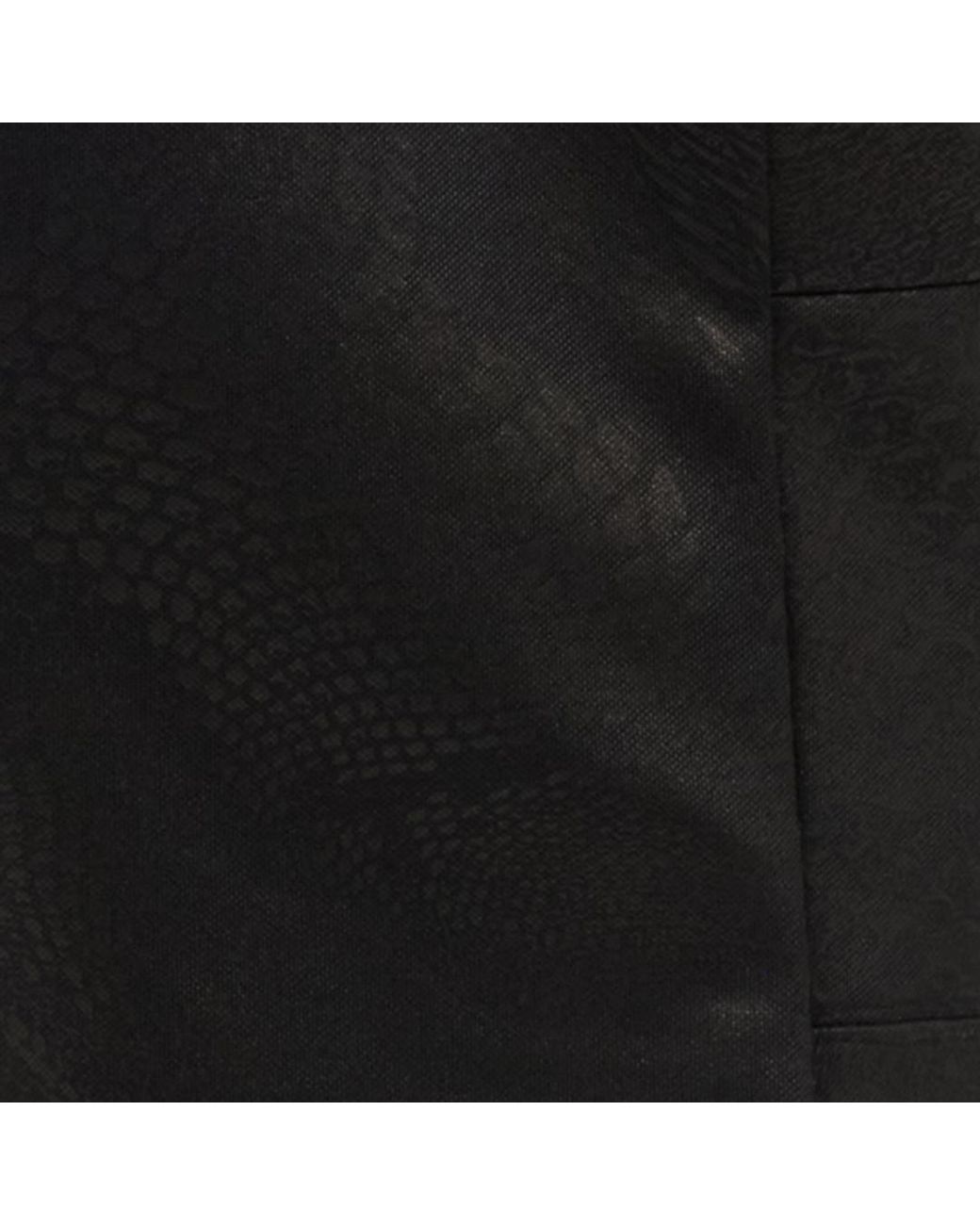 Roberto Cavalli Black Sports Pants With Python Print for men