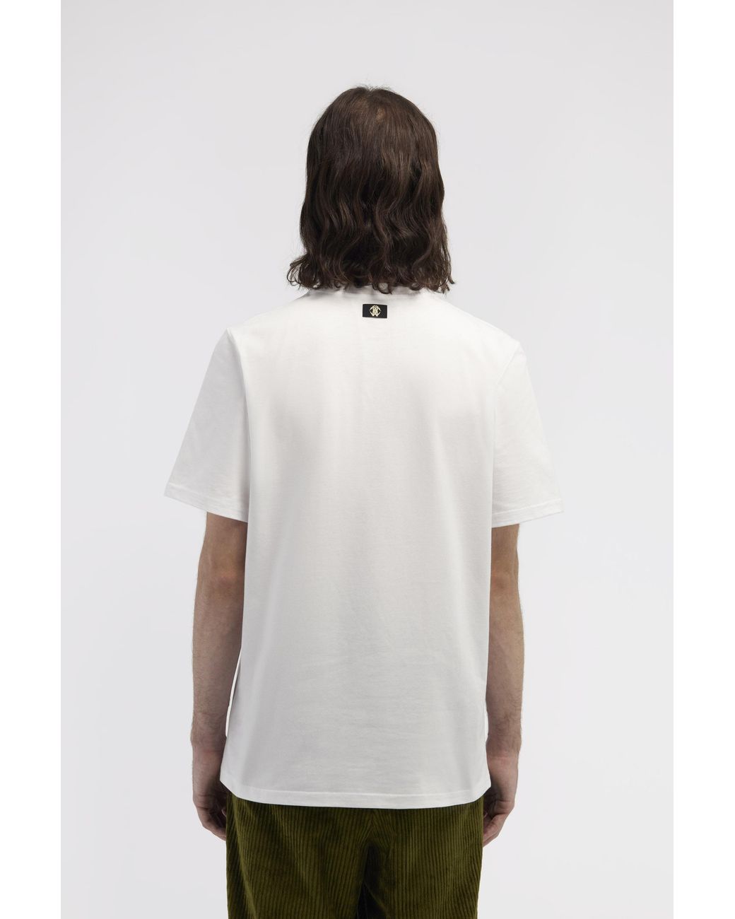 Roberto Cavalli White T-Shirt With Monogram Rc for men