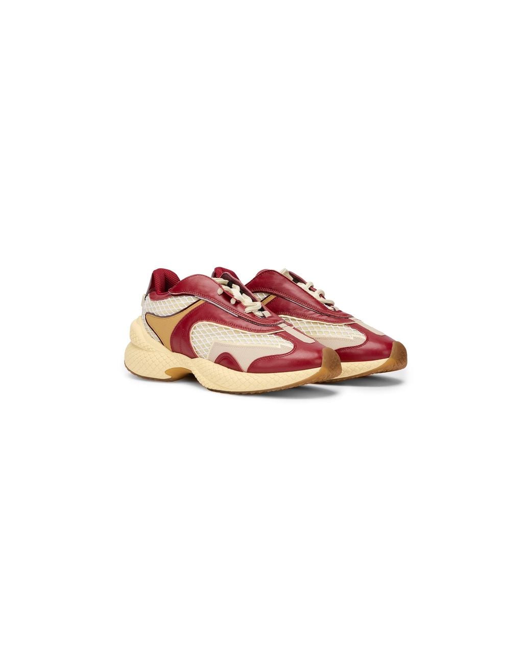 Roberto Cavalli Pink Serpentine Sneaker