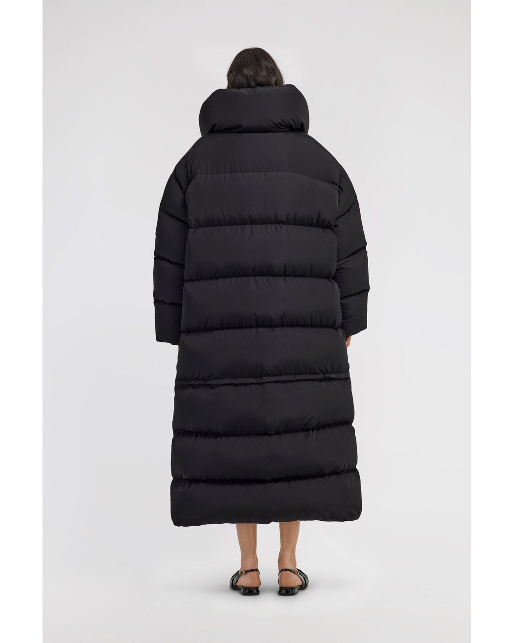 Roberto Cavalli Black Padded Coat
