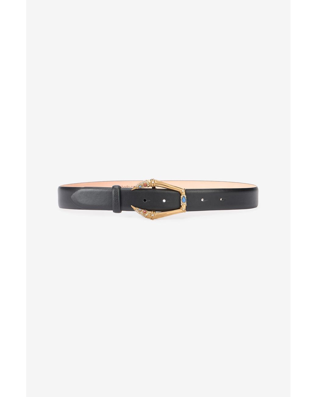 Roberto Cavalli Multicolor Belt With Jeweled Buckle