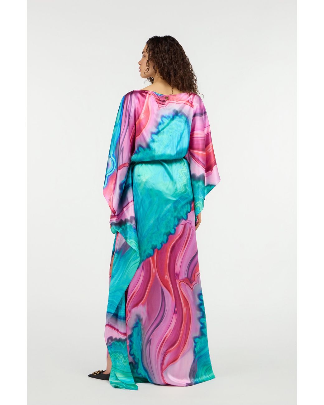Roberto Cavalli Blue Long Dress