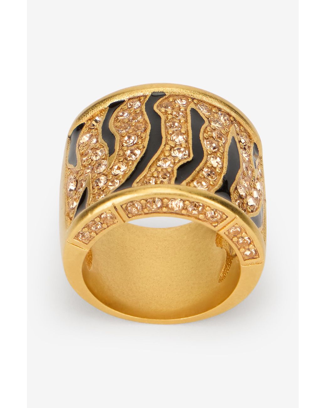 Bague Roar Dorée Roberto Cavalli en coloris Metallic