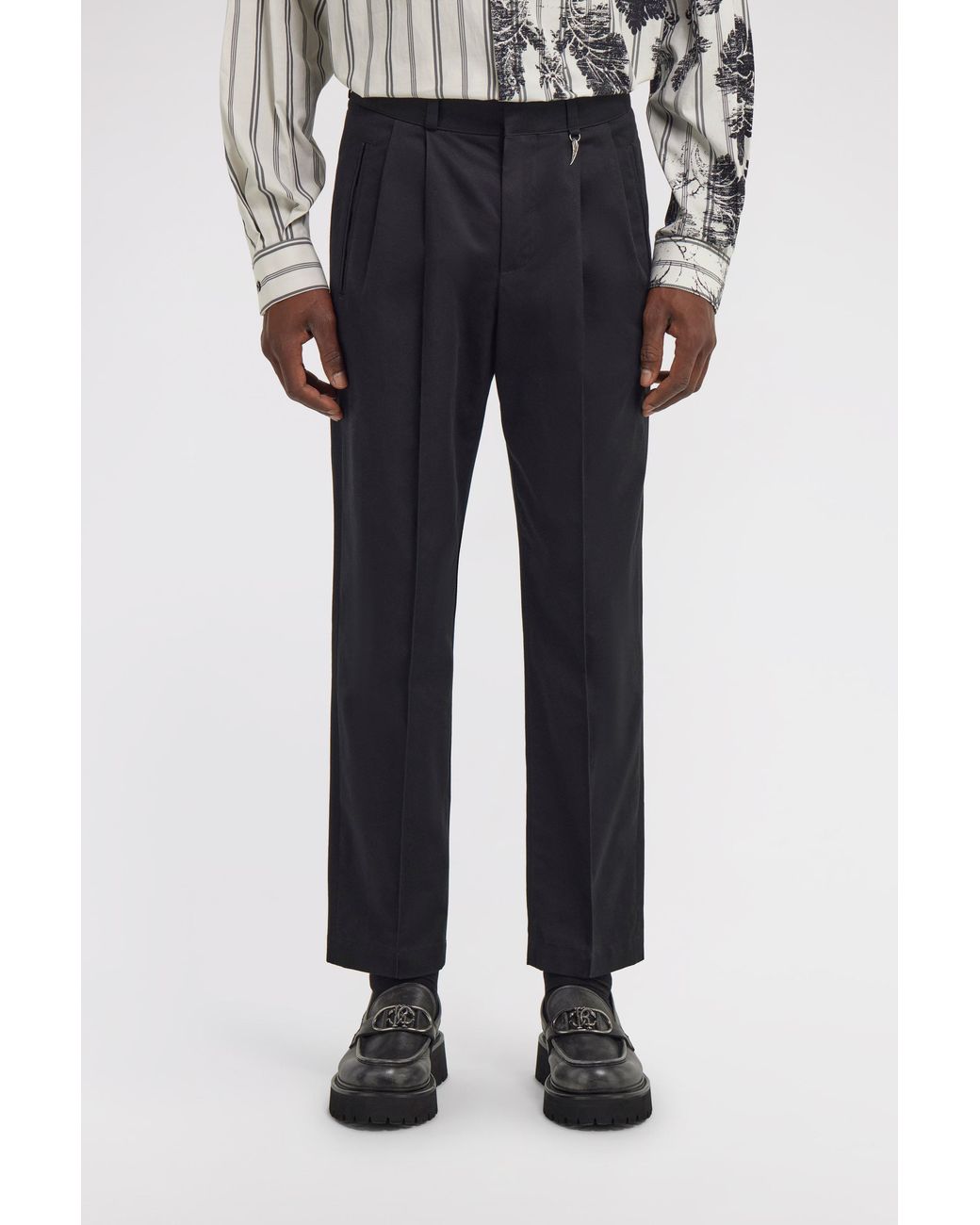 Roberto Cavalli Blue Pants With Fang Detail for men