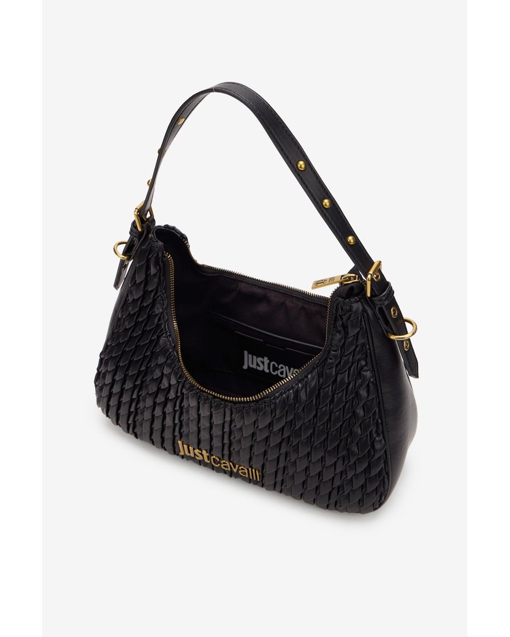 Roberto Cavalli Black Shoulder Bag