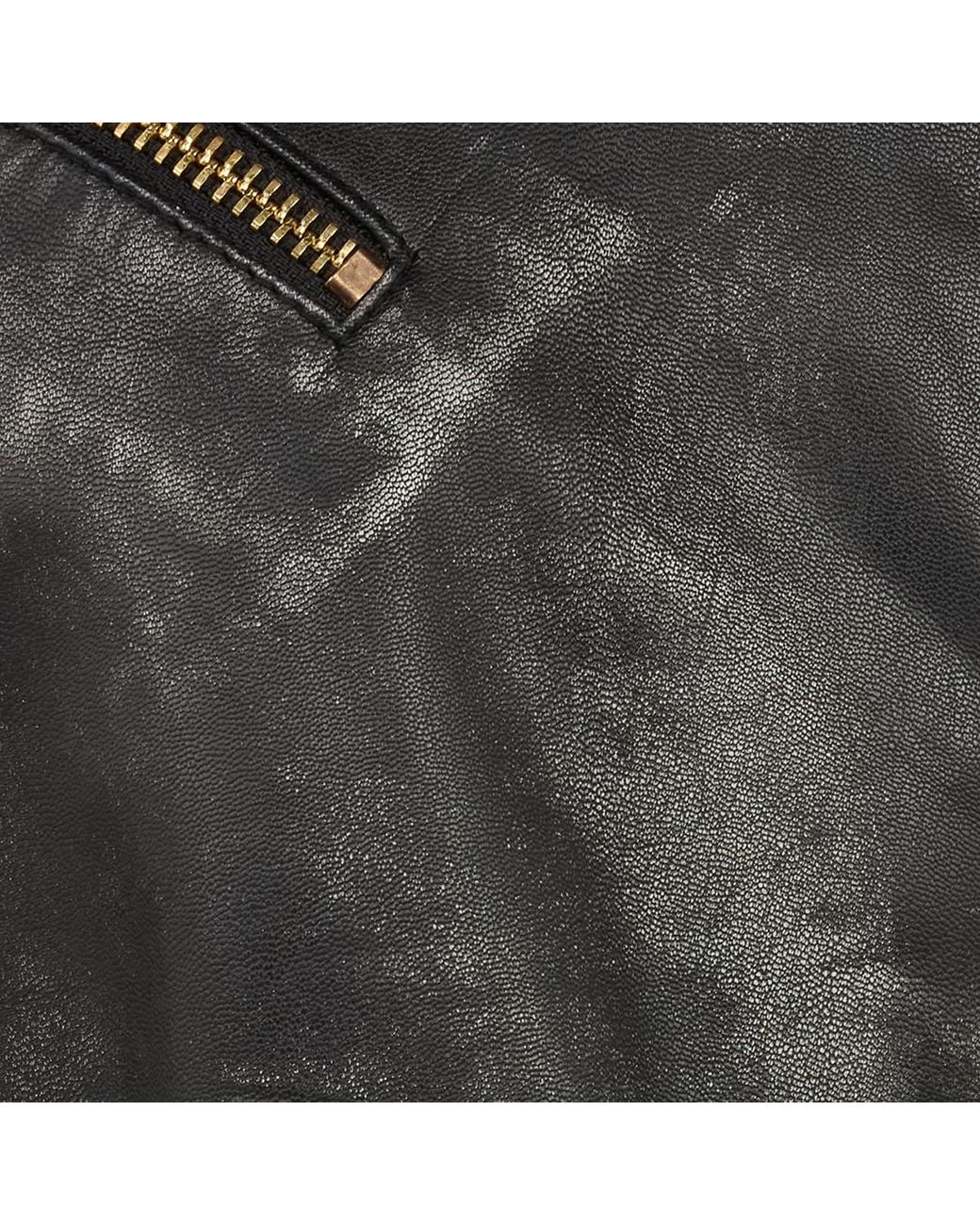 Roberto Cavalli Black Leather Jacket