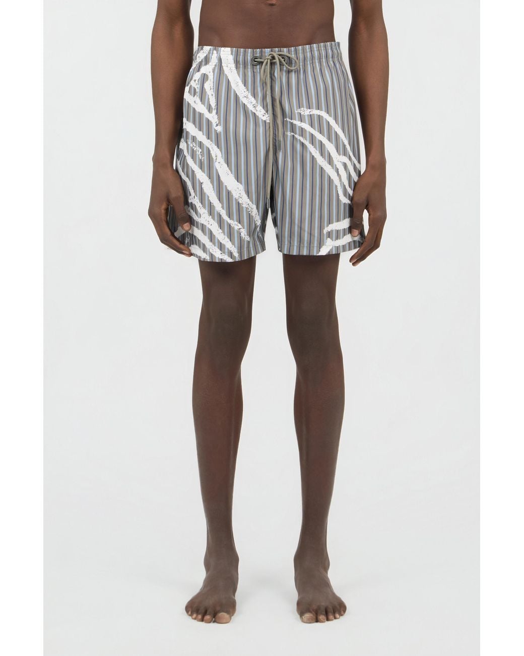 Roberto Cavalli Gray Swimwear for men