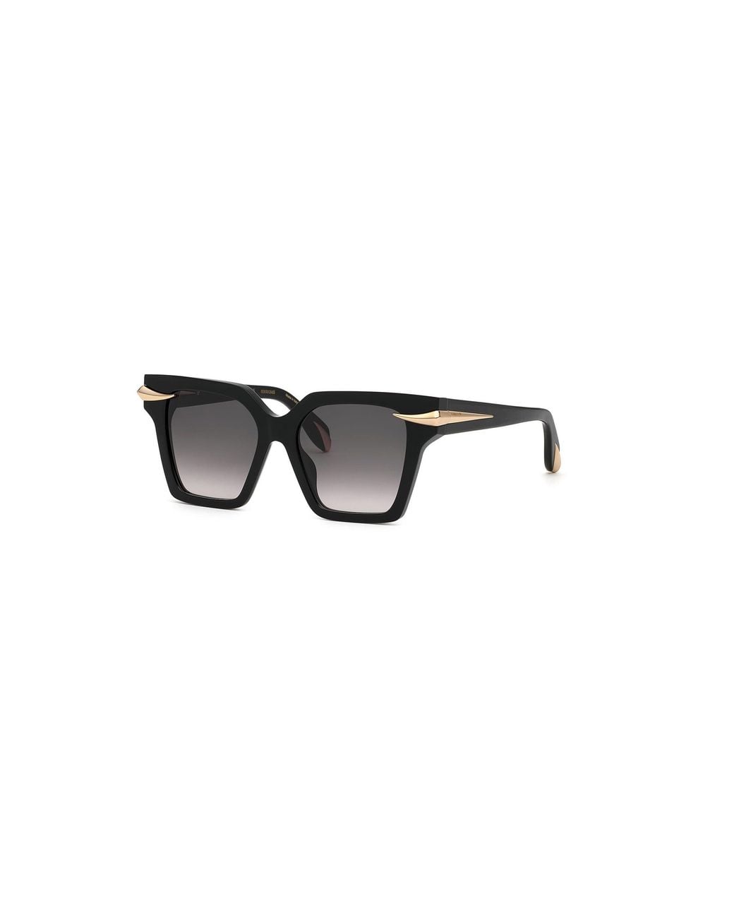Roberto Cavalli Black Sunglasses Fang Collection