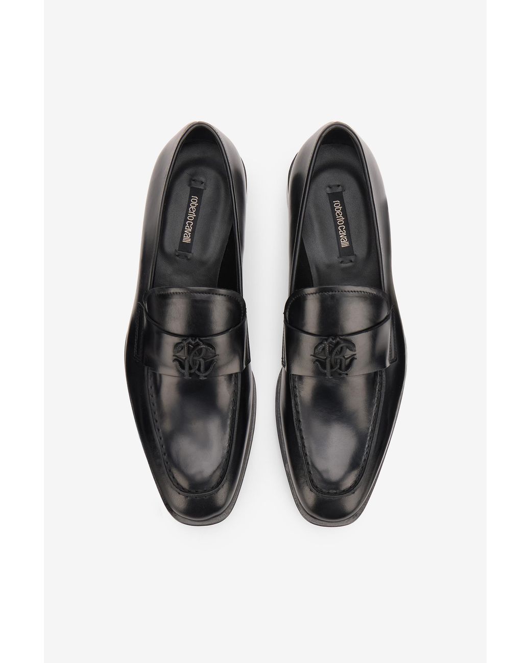 Roberto Cavalli Black Classic Loafer for men